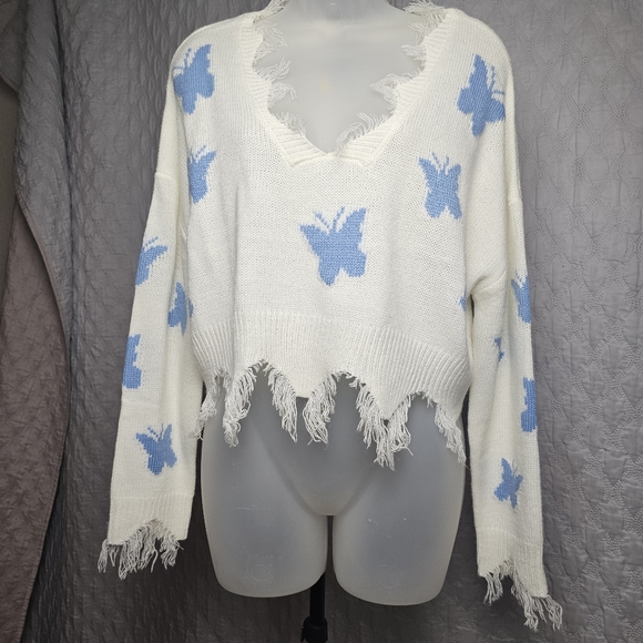 Butterfly Summer Sweater - Picture 4 of 4